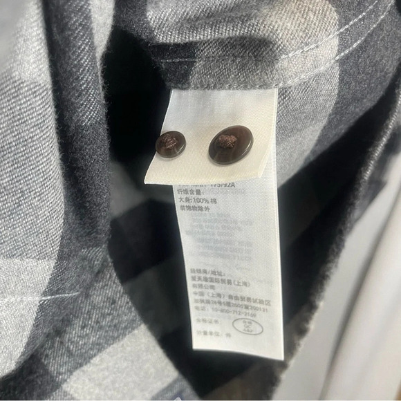 Abercrombie & Fitch Camping Hiking Soft AF Checkered Flannel Button Down Shirt - Picture 3 of 5